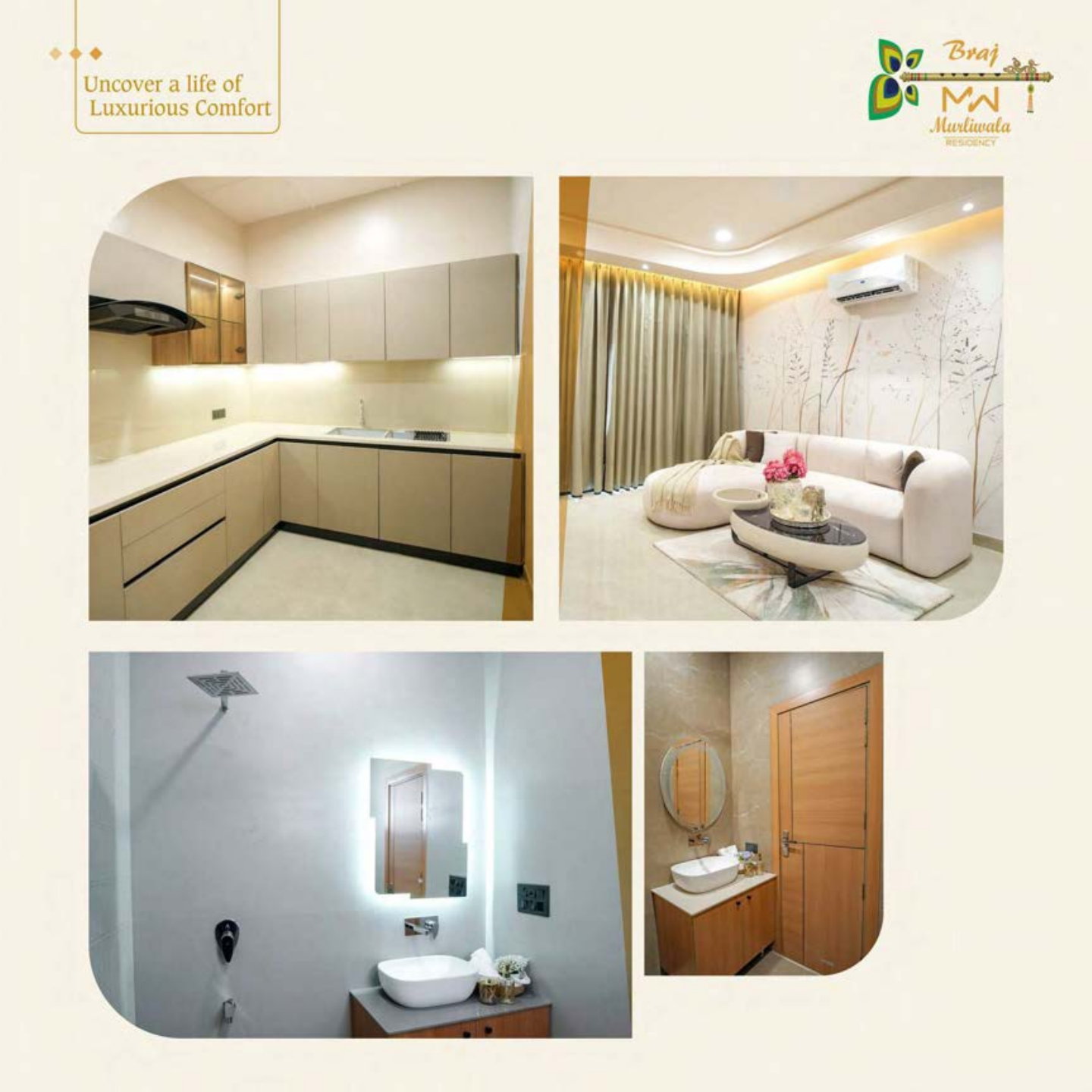 Kitchen and bathroom interior